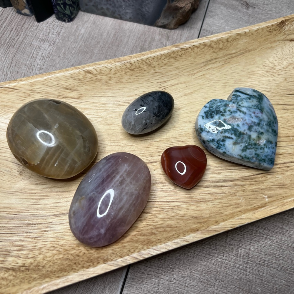 Assorted Polished Crystal Set - image 1